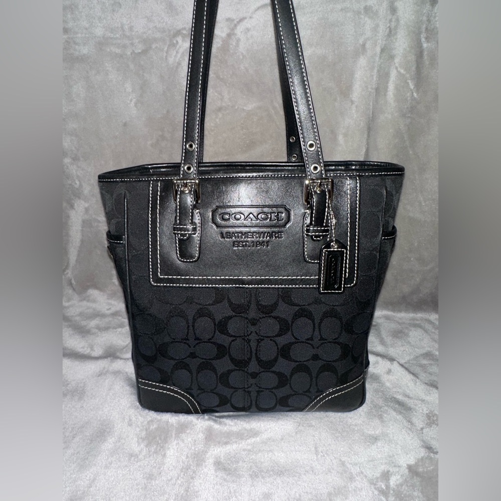 Black Coach Purse with additional wallets